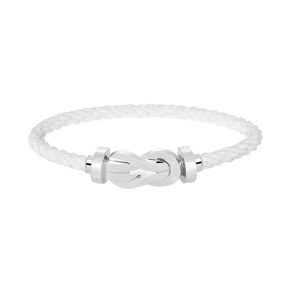 [vivabelle]CHANCE LARGE 8 FIGURE BUCKLE NO DIAMOND BRACELET SILVER