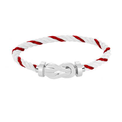 [vivabelle]CHANCE LARGE 8 FIGURE BUCKLE NO DIAMOND BRACELET SILVER