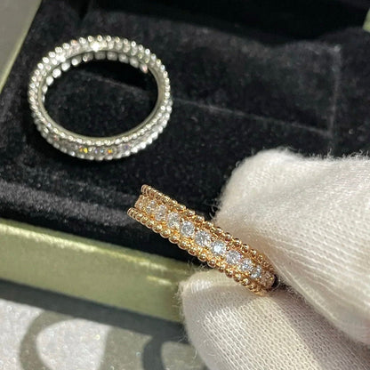 [vivabelle]PERLEE DIAMOND ROSE GOLD RING