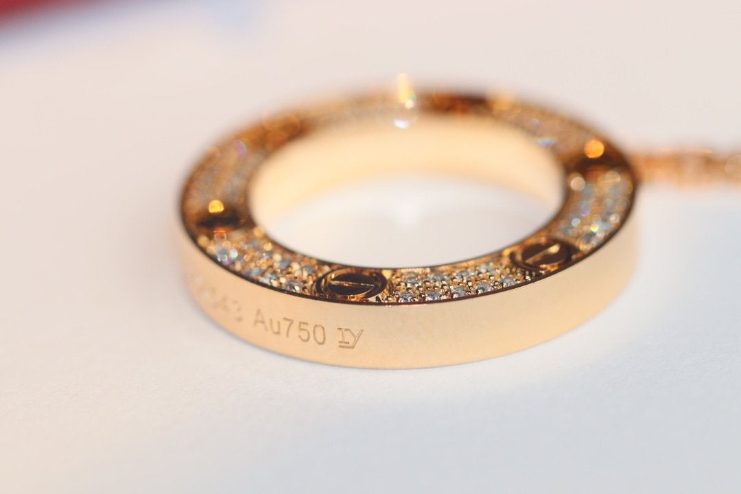 [vivabelle]LOVE NECKLACE ADJUSTABLE ROSE GOLD