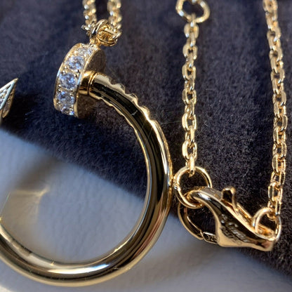 [vivabelle]JUSTE NECKLACE PINK GOLD