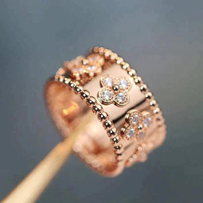 [vivabelle]CLOVER KALEIDOSCOPE RING 10MM