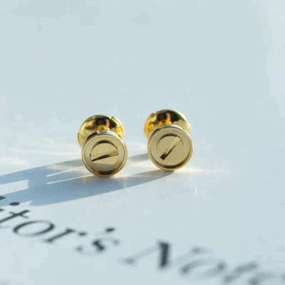 [vivabelle]LOVE EARRINGS GOLD 10MM