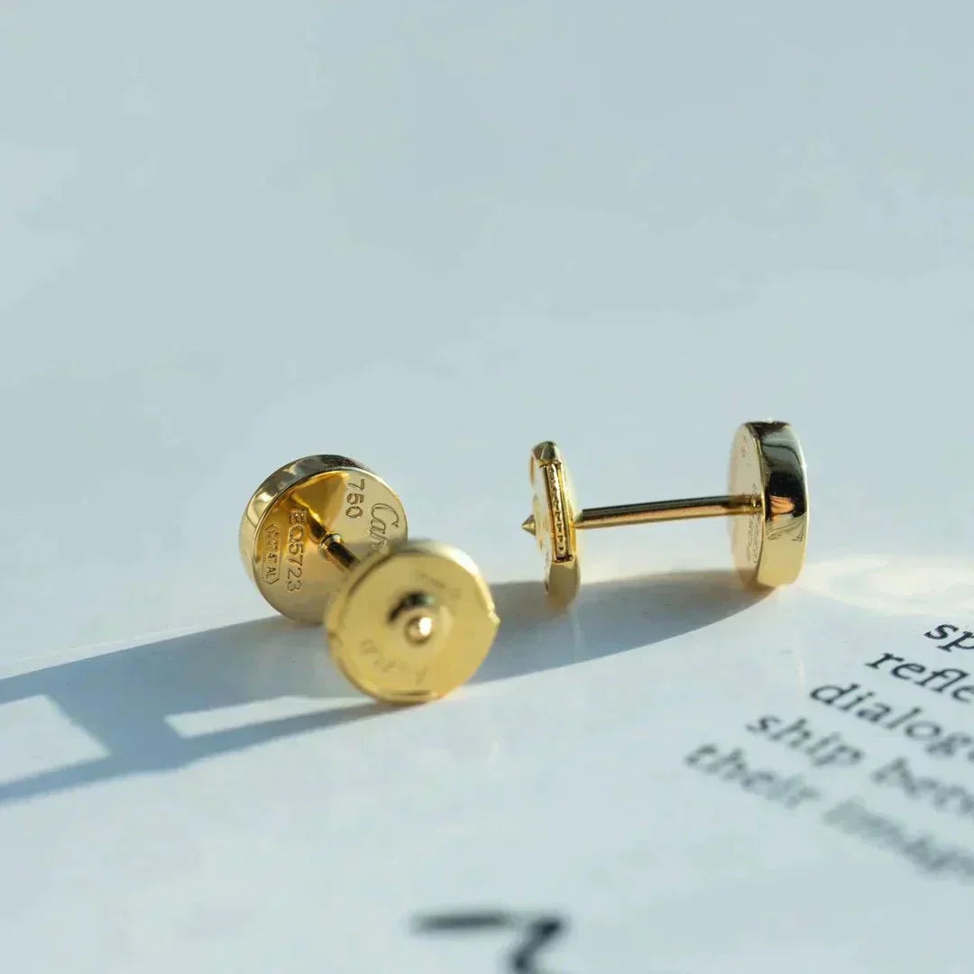 [vivabelle]LOVE EARRINGS GOLD 10MM