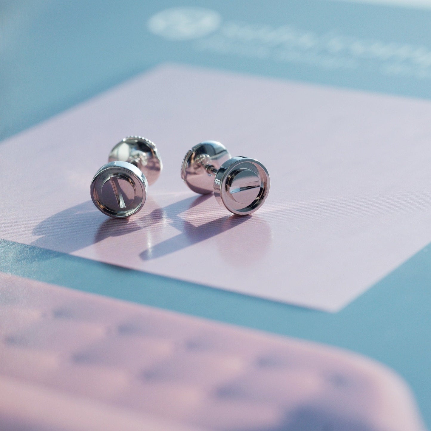 [vivabelle]LOVE EARRINGS SILVER 10MM