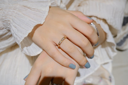 [vivabelle]LOVE RING 2.65MM DIAMOND