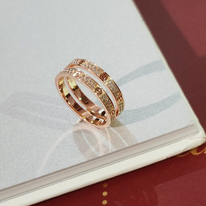 [vivabelle]LOVE RING 2.65MM DIAMOND