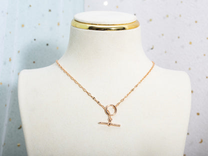 [vivabelle]ECHAPPEE NECKLACE PINK GOLD