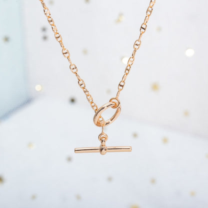 [vivabelle]ECHAPPEE NECKLACE PINK GOLD