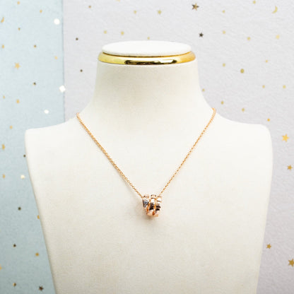[vivabelle]SERPENTI PINK GOLD NECKLACE DIAMOND
