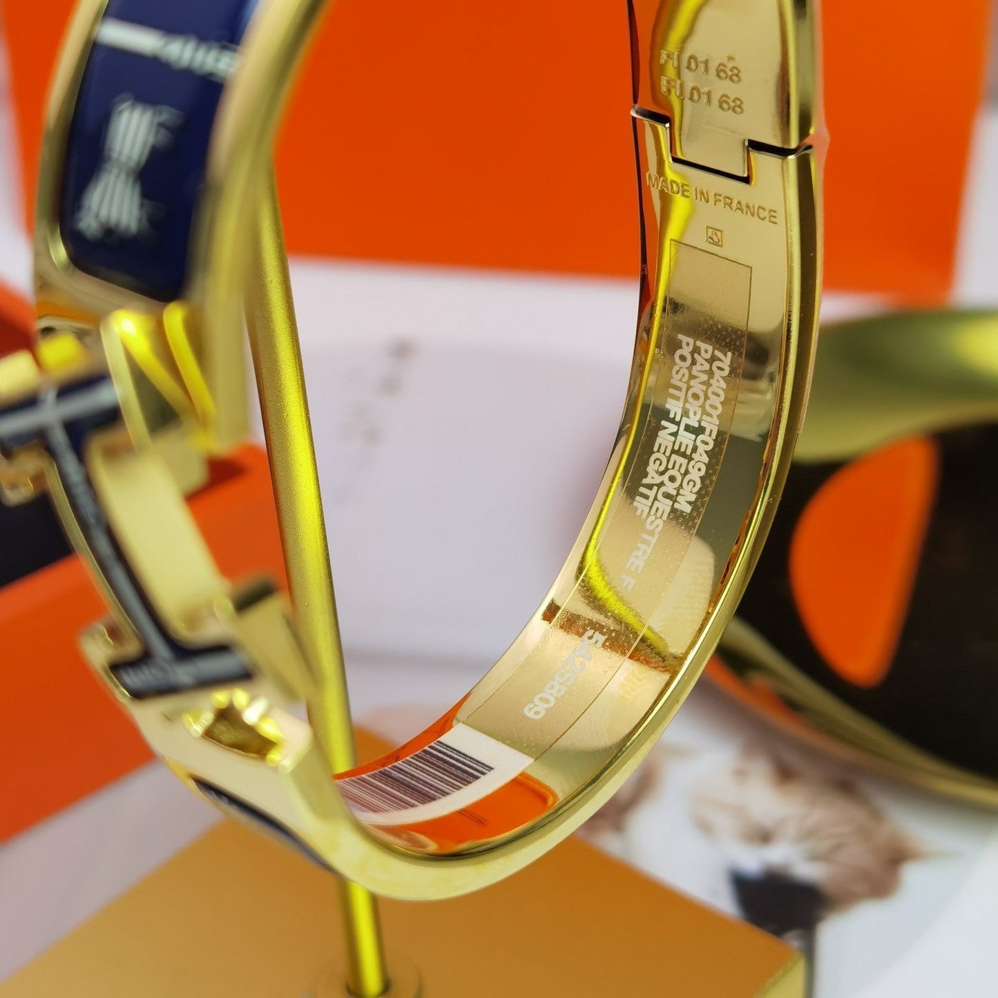 [vivabelle]H COUVERTURES DARK BLUE BRACELET