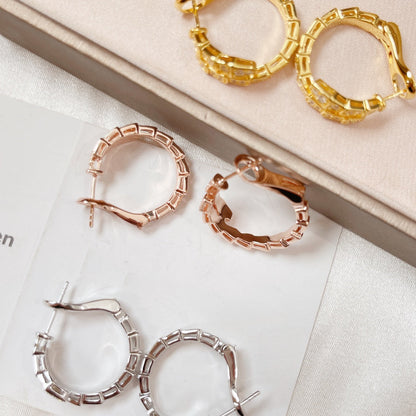 [vivabelle]SERPENTI EARRINGS DIAMOND