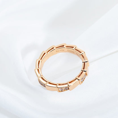 [vivabelle]SERPENTI RING PINK GOLD  3MM