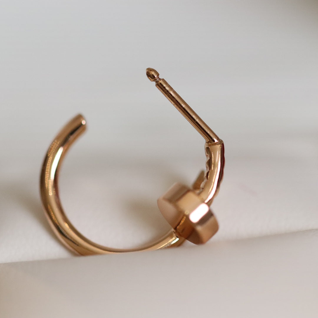 [vivabelle]JUSTE EARRINGS PINK GOLD