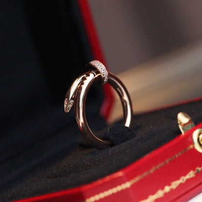 [vivabelle]JUSTE RING 2.65MM PINK GOLD DIAMOND