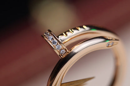 [vivabelle]JUSTE RING 2.65MM PINK GOLD DIAMOND
