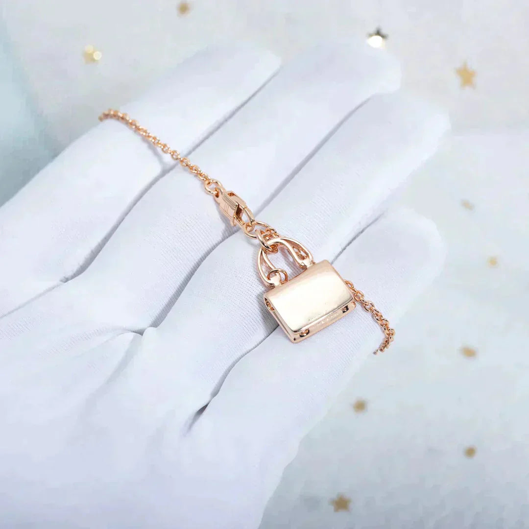 [vivabelle]AMULETTE PEDANT ROSE GOLD NECKLACE