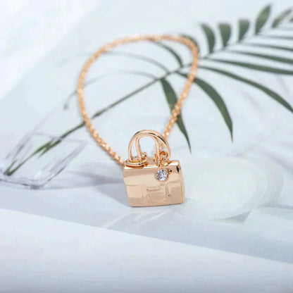 [vivabelle]AMULETTE PEDANT ROSE GOLD NECKLACE