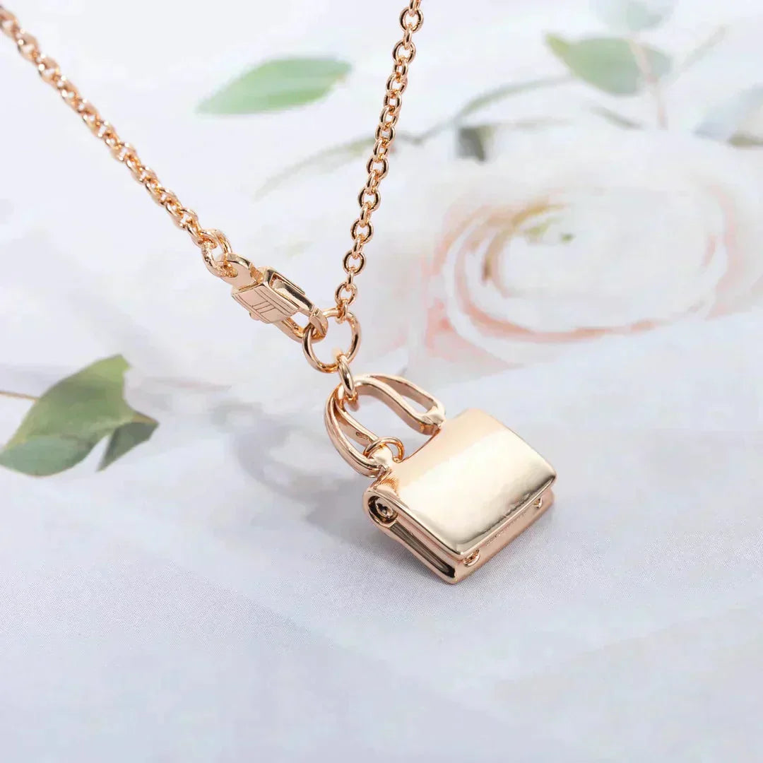 [vivabelle]AMULETTE PEDANT ROSE GOLD NECKLACE