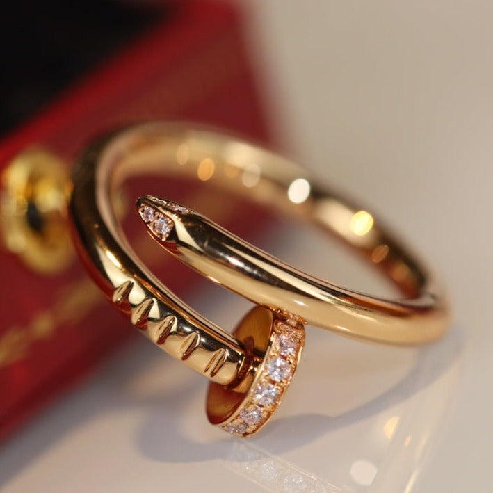 [vivabelle]JUSTE RING 2.65MM GOLD DIAMOND