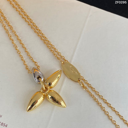 [vivabelle]LOUISETTE PEDANT GOLD NECKLACE