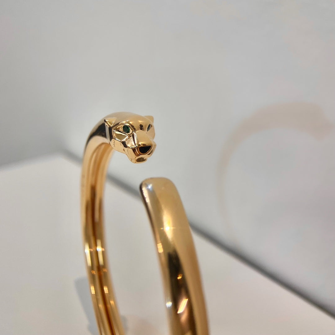 [vivabelle]PANTHERE GOLD OPEN BRACELET