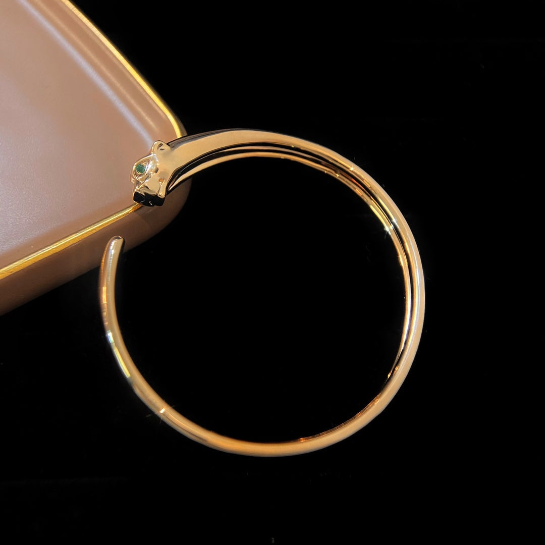 [vivabelle]PANTHERE GOLD OPEN BRACELET