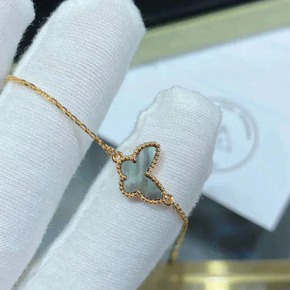 [vivabelle]BUTTERFLY DARK MOP BUTTERFLY BRACELET