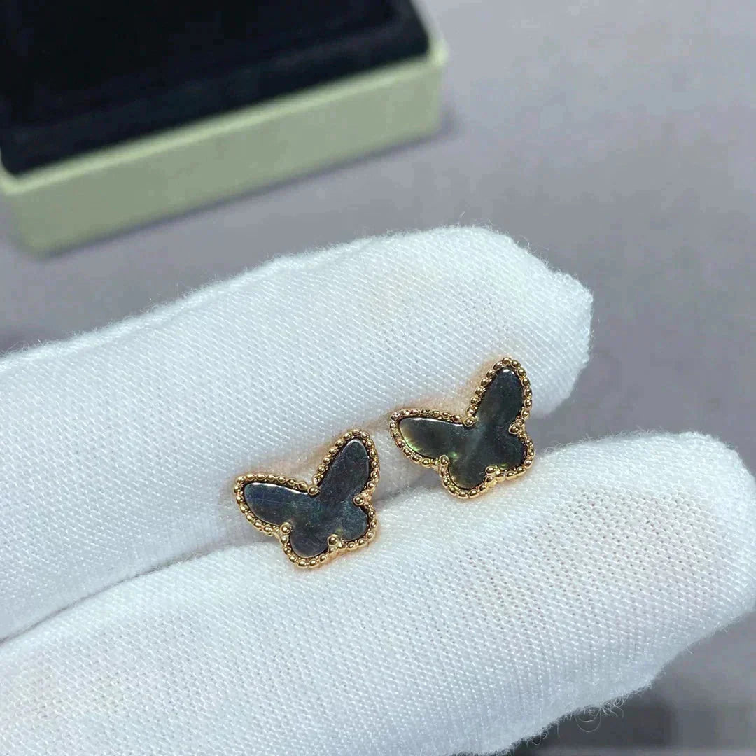 [vivabelle]BUTTERFLY DARK MOP  EARRINGS