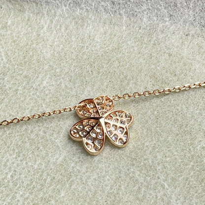 [vivabelle]FLOWER DIAMOND NECKLACE
