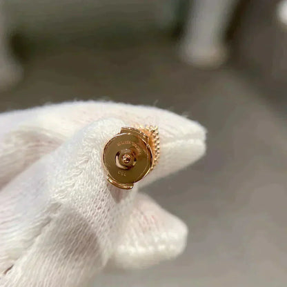 [vivabelle]HEART CARNELIAN STUD EARRINGS