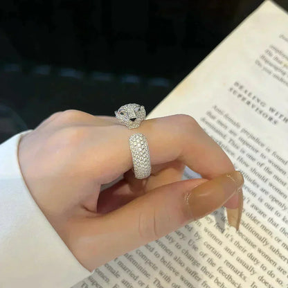[vivabelle]PANTHERE 5.5MM ALL DIAMOND RING