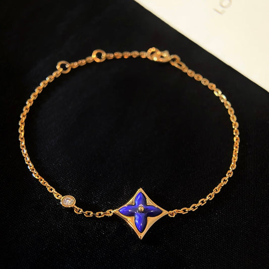 [vivabelle]COLOR STAR PINK GOLD DIAMOND BRACELET