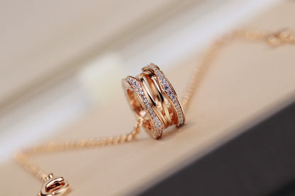 [vivabelle]ZERO 1 PINK GOLD NECKLACE