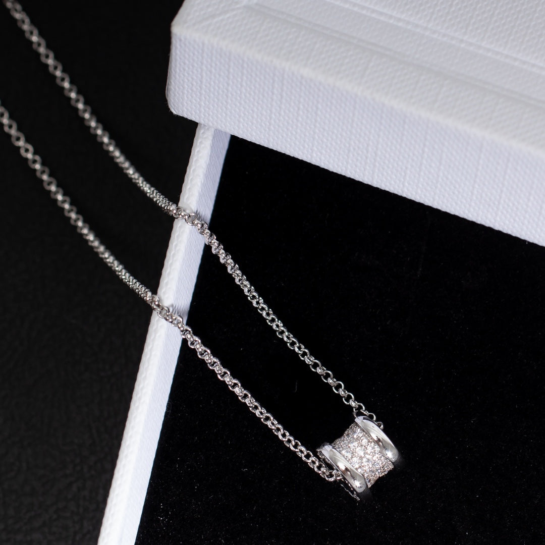 [vivabelle]ZERO 1 SILVER DIAMOND NECKLACE