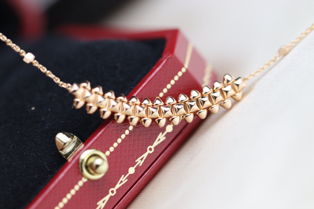 [vivabelle]CLASH PINK GOLD NECKLACE