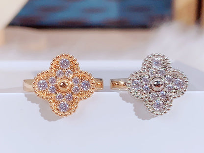 [vivabelle]CLOVER DIAMOND RING