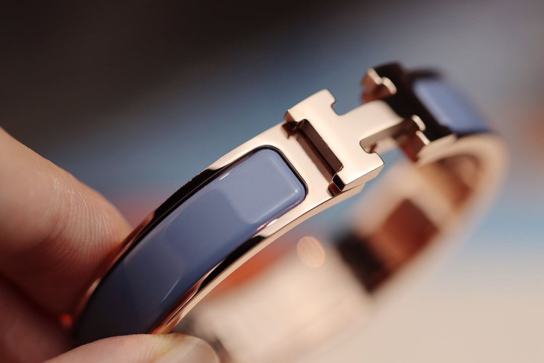 [vivabelle]H BRACELET 12MM BLUE GRAY