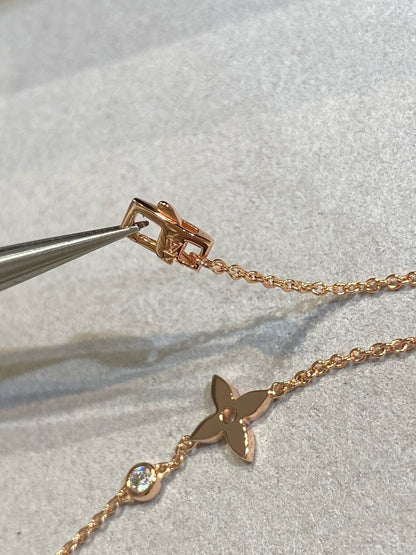 [vivabelle]STAR DIAMOND PINK GOLD BRACELET