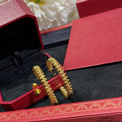 [vivabelle]CLASH LARGE HOOP EARRINGS