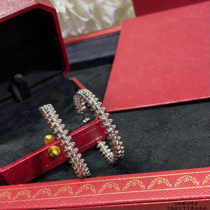 [vivabelle]CLASH LARGE HOOP EARRINGS