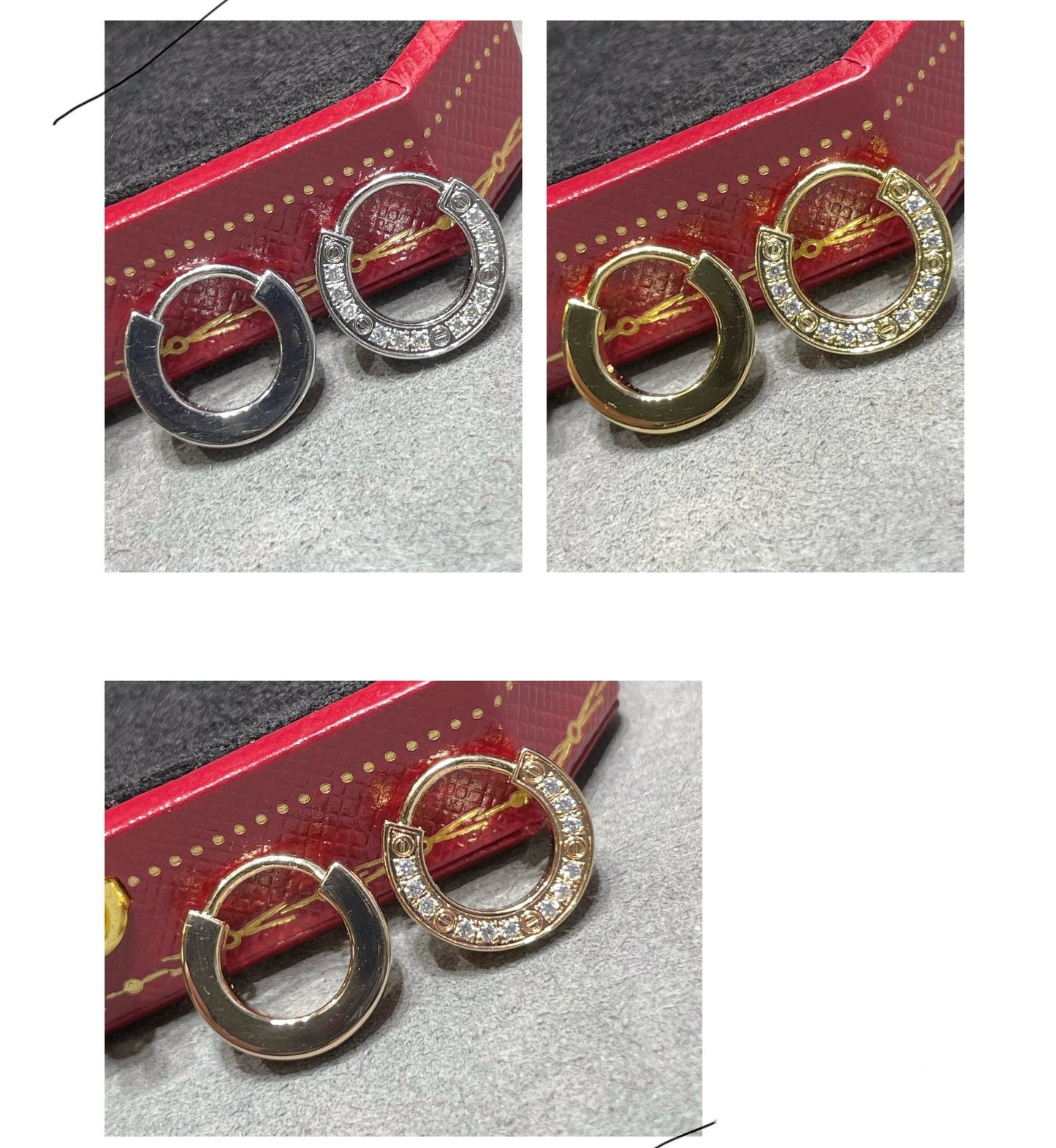 [vivabelle]LOVE DIAMOND EARRINGS