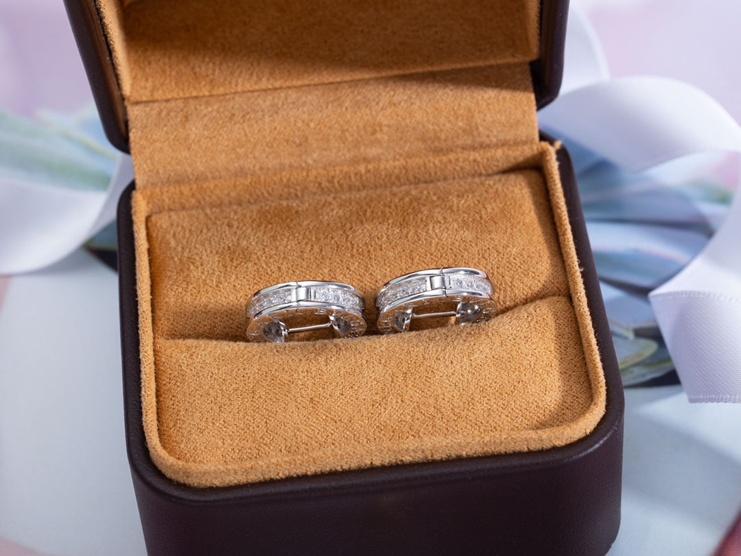 [vivabelle]ZERO 1 MINI SILVER DIAMOND EARRINGS