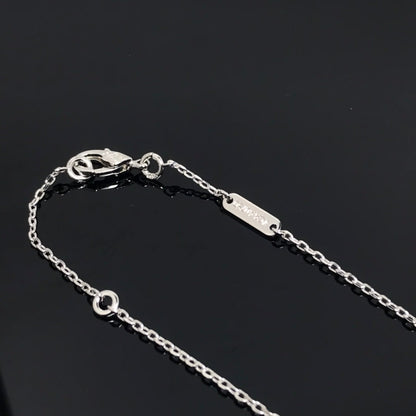 [vivabelle]CLOVER PIETERSITE SILVER LONG NECKLACE