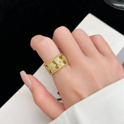 [vivabelle]PERLEE DIAMOND LARGE RING