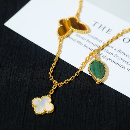 [vivabelle]LUCKY SPRING 5 MOTIF GOLD BRACELET