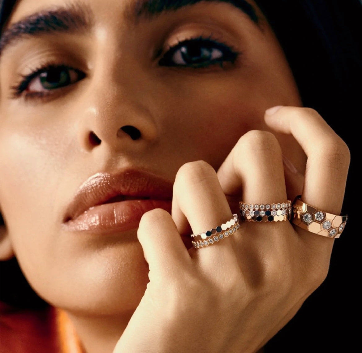 [vivabelle]BEE LOVE DIAMOND LARGE RING