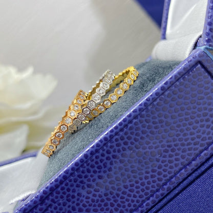 [vivabelle]BEE LOVE DIAMOND PAVED SMALL RING