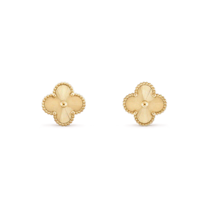 [vivabelle]CLOVER MINI 9.5MM LASER EARRINGS