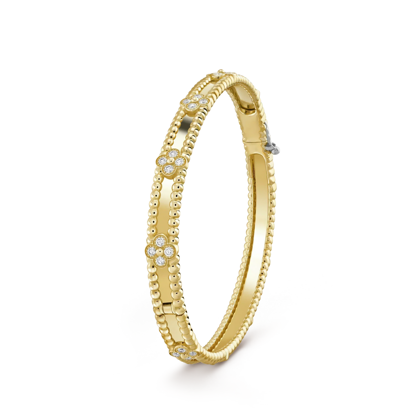 [vivabelle]CLOVER BRACELET 4MM DIAMONDS